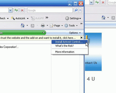 Install ActiveX